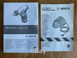 Bosch Professional GSR 10.8-12V-LI Drill, LED Torch, AL1130CV, 12v Battery, Bag