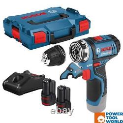 Bosch Professional GSR 12V-15 FC 10.8v / 12v FlexiClick Drill Driver Inc GFA