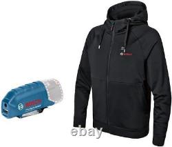 Bosch Professional Heated Hoodie 2XL GHH 12+18V XA With Battery & Charger