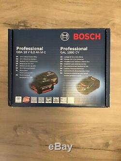 Bosch Professional Set de Base GAL 1880 CV et 2 Batteries GBA 18 V 6,0 Ah M-C