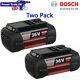 Bosch Two Pack GBA 36V 4.0Ah Pro Li-ion Coolpack Battery 1600Z0003C/2607336915