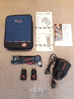 Bosch professional GWI 10.8 V-LI Angle drill driver + 2 Batteries + charger/case