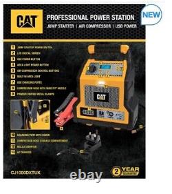 CAT 1200 Peak Amp Car Professional Portable Jump Starter Battery Charger Compres