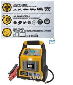 CAT 1200 Peak Amp Car Professional Portable Jump Starter Battery Charger Compres