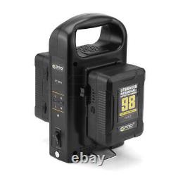 CGPRO VC-2CH Dual Channel Charger For Professional V-Lock Camera Batteries