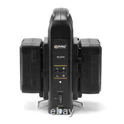 CGPRO VC-2CH Dual Channel Charger For Professional V-Lock Camera Batteries