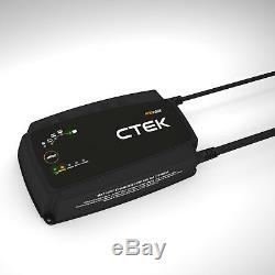 CTEK PRO25SE Ladegerät mit Wandhalter + 6 Meter Ladekabel, EFB Lithium Batterie