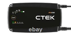 CTEK PRO 25SE 25A 12V Lead Acid and Lithium Battery Charger and Power Supply