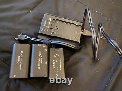 Canon C100 Camcorder + Charger & Three Batteries