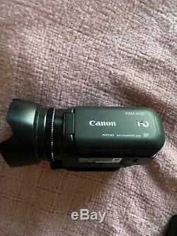 Canon VIXIA HF G10 a HD Camcorder Black USED VGC memory cards battery charger