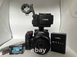 Canon XC15 Professional 4K Camcorder Video Camera With BATTERY, CHARGER, STRAP