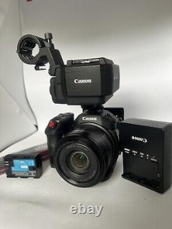 Canon XC15 Professional 4K Camcorder Video Camera With BATTERY, CHARGER, STRAP