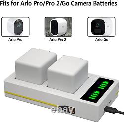 Charger Station for Arlo Pro 2, Hisewen Dual Battery Charger Compatible with Arl