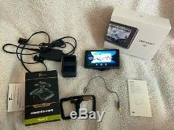 DJI CRYSTALSKY 5.5 LCD MONITOR 1 BATTERY CHARGER and Polar Pro Metal Mount