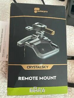 DJI CRYSTALSKY 5.5 LCD MONITOR 1 BATTERY CHARGER and Polar Pro Metal Mount