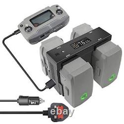 DJI Controller & Battery Charger For Mavic 2Pro / Zoom Drone Car AC Travel UK