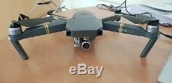 DJI Mavic Pro 4k Quadcopter Drone with 4 batteries, spare props, multi charger