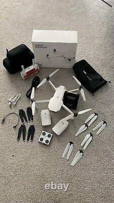 DJI Mavic Pro Drone Alpine white with three batteries, case & charger