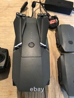 DJI Mavic Pro Drone with three batteries, case & charger, Spare Blades, Filters