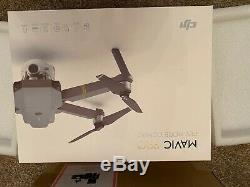 DJI Mavic Pro Fly More Combo Drone 3 Batteries Rapid Charger Case Used 3 times