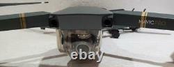 DJI Mavic Pro M1P 4K Quad Copter Drone with Remote, Charger and 2 Batteries Used