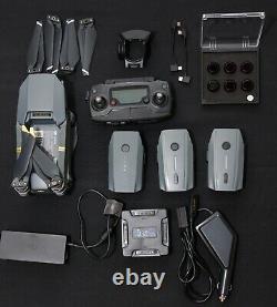 DJI Mavic Pro fly more combo(3 Extra batteries, ND/PL filters, car/multi chargers)