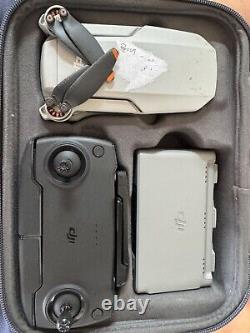 DJI Mini (damaged) with Remote, 3x batteries, charger & carry case