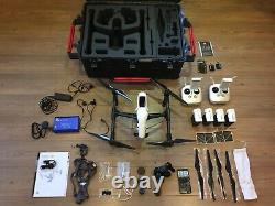 DJI inspire 1 v2.0 PRO Zenmuse X5 4 batteries 2 controllers multi-charger