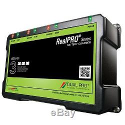 DPCRS3 Dual Pro RS3 Battery Charger 3 Bank 18 Amps