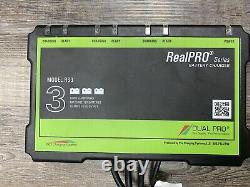 DUAL PRO RS3 REAL PRO SERIES 18A 3-BANK BATTERY CHARGER Read Description
