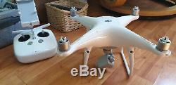 Dji Phantom 4 Pro Controller 2 Batteries Charger Props Like A New