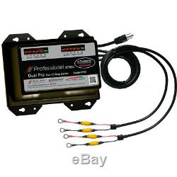 Dual Pro Boat Marine Professional Series Battery Charger 30A 2-15A-Banks 12V/24V