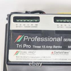 Dual Pro PS3 Pro Series Tri Pro 3-Bank On-Board Battery Charger Used