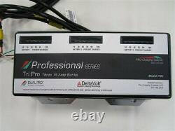 Dual Pro Professional Series Ps3 Battery Charger 3 Bank 3-30-14 Marine Boat