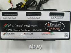 Dual Pro Professional Series Ps3 Battery Charger 3 Bank 7-09-19 Marine Boat