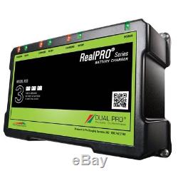 Dual Pro Realpro Series 18A 3 Bank Battery Charger