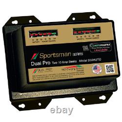 Dual Pro SS2AUTO Ss2 Auto 10a 2-bank Lithium/agm Battery Charger