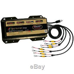 Dual Pro Sportsman Series Battery Charger 40A 4-10A-Banks 12V-48V