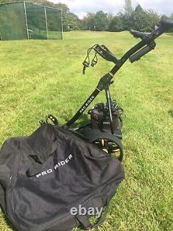 Electric golf trolley With 36 hole Battery, Charger, Boot Tidy Bag
