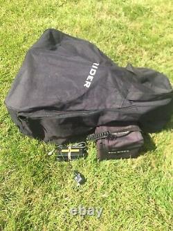 Electric golf trolley With 36 hole Battery, Charger, Boot Tidy Bag