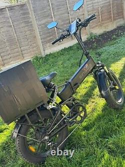 Engwe Pro electric bike used 1000w Motor With Battery Charger Box And Side Mirr