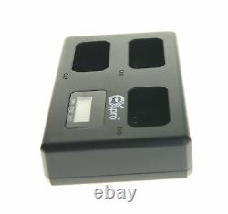 Ex-Pro EN-EL14 MH24 LCD TRIPPLE Go-Charger USB 3x Battery for Nikon D5200 D5300