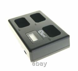 Ex-Pro EN-EL14 MH24 LCD TRIPPLE Go-Charger USB 3x Battery for Nikon D5500 D5600