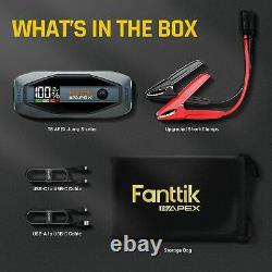 FANTTIK T8 APEX Car Jump Starter Booster Power Bank Battery Charger Up to 8.5