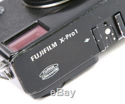 Fujifilm X-Pro1 Mirrorless Camera Body Fuji X Pro 1 Battery, Charger, Metal Grip