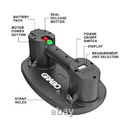 GRABO PRO Cordless Vacuum Lifter, Standard Seal, 1x 2.6Ah Battery, Charger &