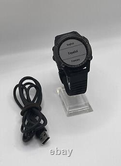 Garmin Fenix 6 Sapphire Smartwatch 47mm Charger Strap GPS Band Black Running Pro