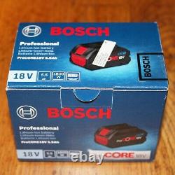 Genuine SEALED Bosch Professional Pro CORE Battery 18V 5.5Ah Li-Ion for BITURBO