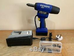 Gesipa PowerBird Pro Gold Edition Cordless Rivet Gun Tool With Battery & Charger
