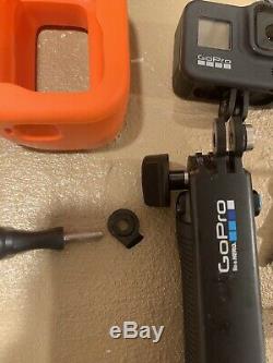 Go Pro Hero 8 Black Bundle Battery, Charger, Tripod, SD Card, Floaty, Mouth Piece